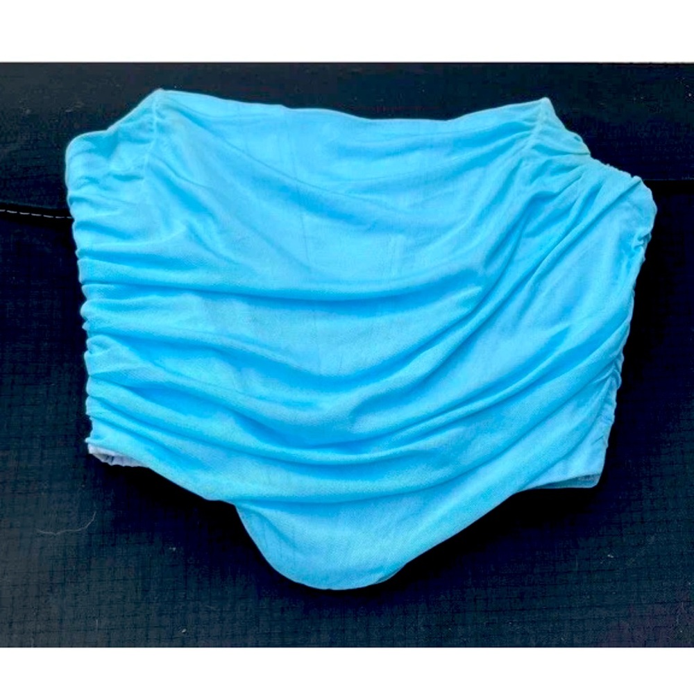 Strapless Bustier Baby Blue